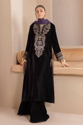 D-426 Unstitched - 3piece - Embroidered Velvet by Baroque
